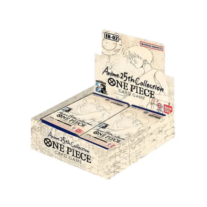 One Piece Card Game EB-02 Extra Booster Anime 25th Collection BOX 24 Buste ENG