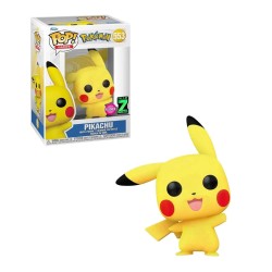 FUNKO POPS Pokemon Pikachu (Waving) Flocked 553