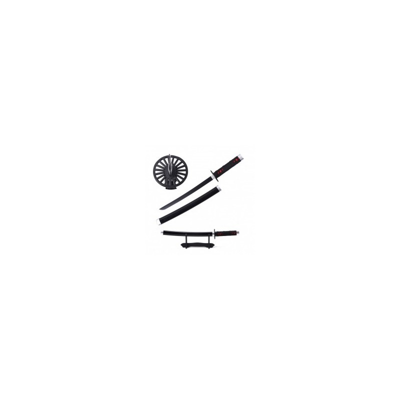 Katana Mini Non Affilata Demon Slayer Tanjiro e Supporto Katana Mini Non Affilata Demon Slayer Tanjiro e Supporto