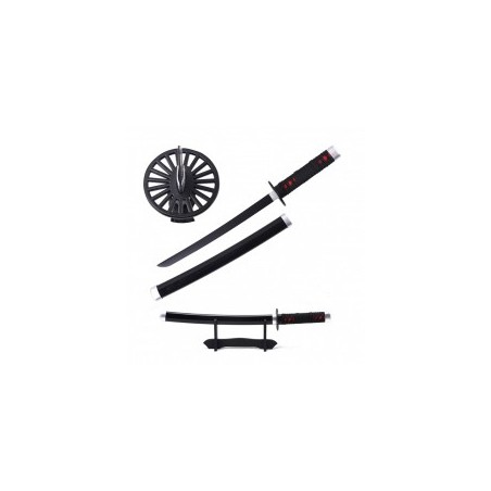 Katana Mini Non Affilata Demon Slayer Tanjiro e Supporto