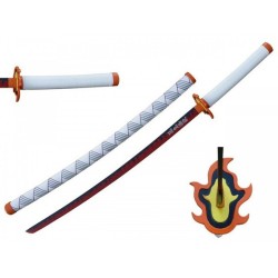 Katana Mini Non Affilata Demon Slayer Rengoku Kyojuro